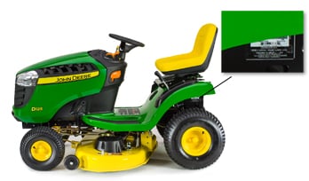 John deere lawn tractor model numbers deals